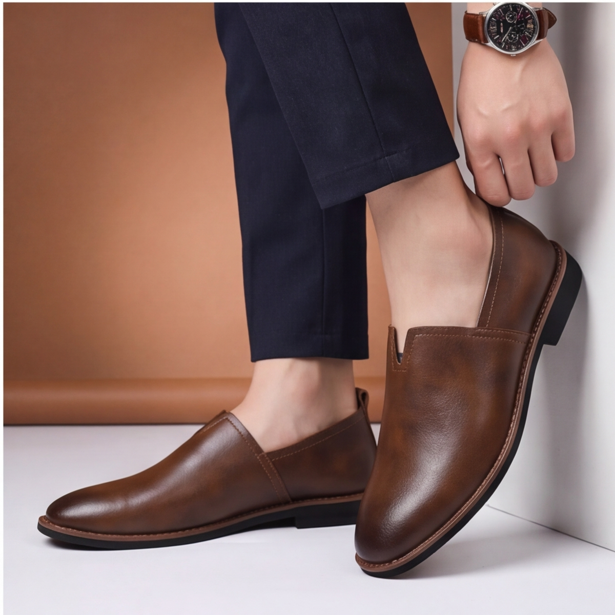 Romano Leather Loafers