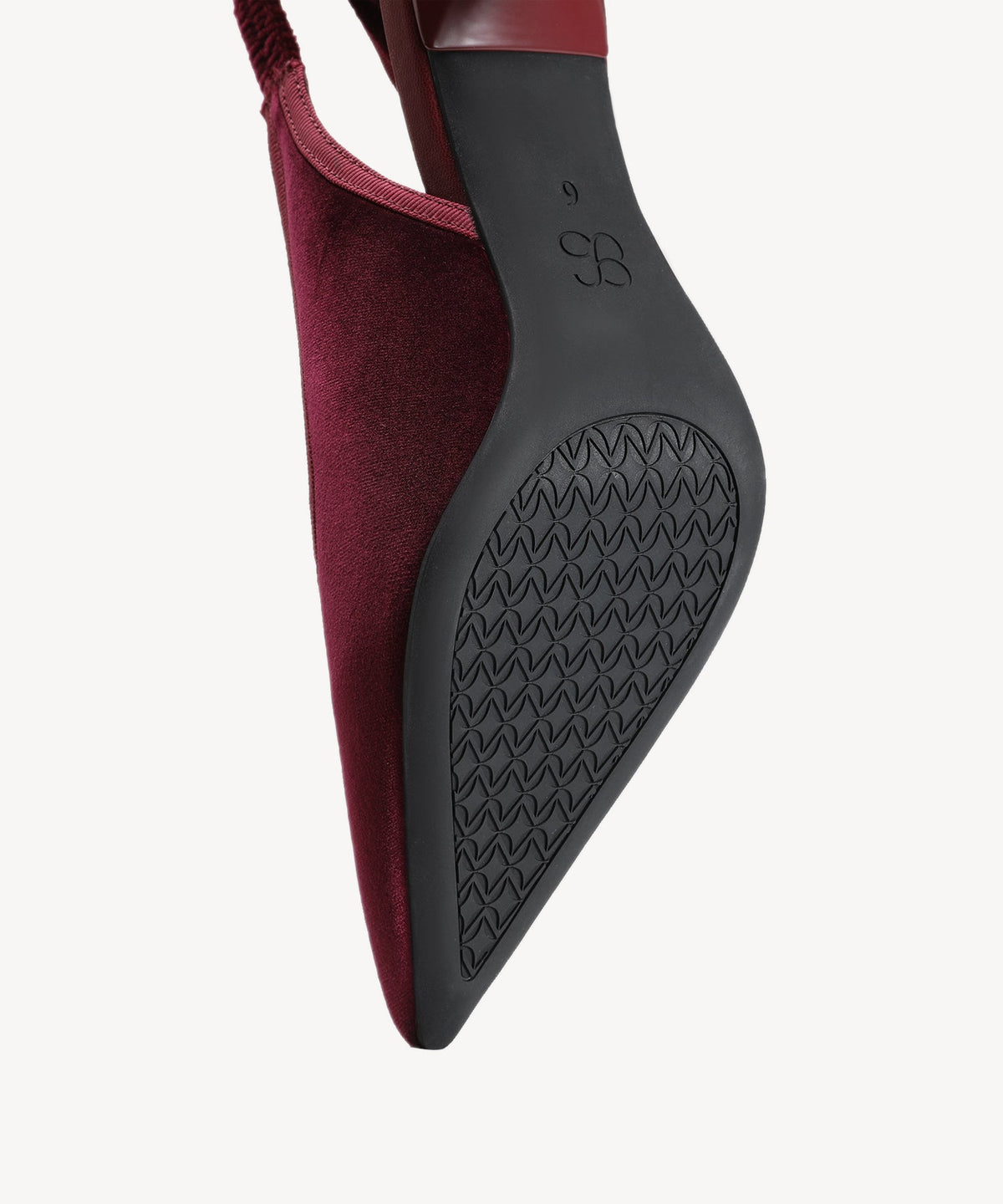 Everlush Velvet Pointed Toe Heeled Slingback