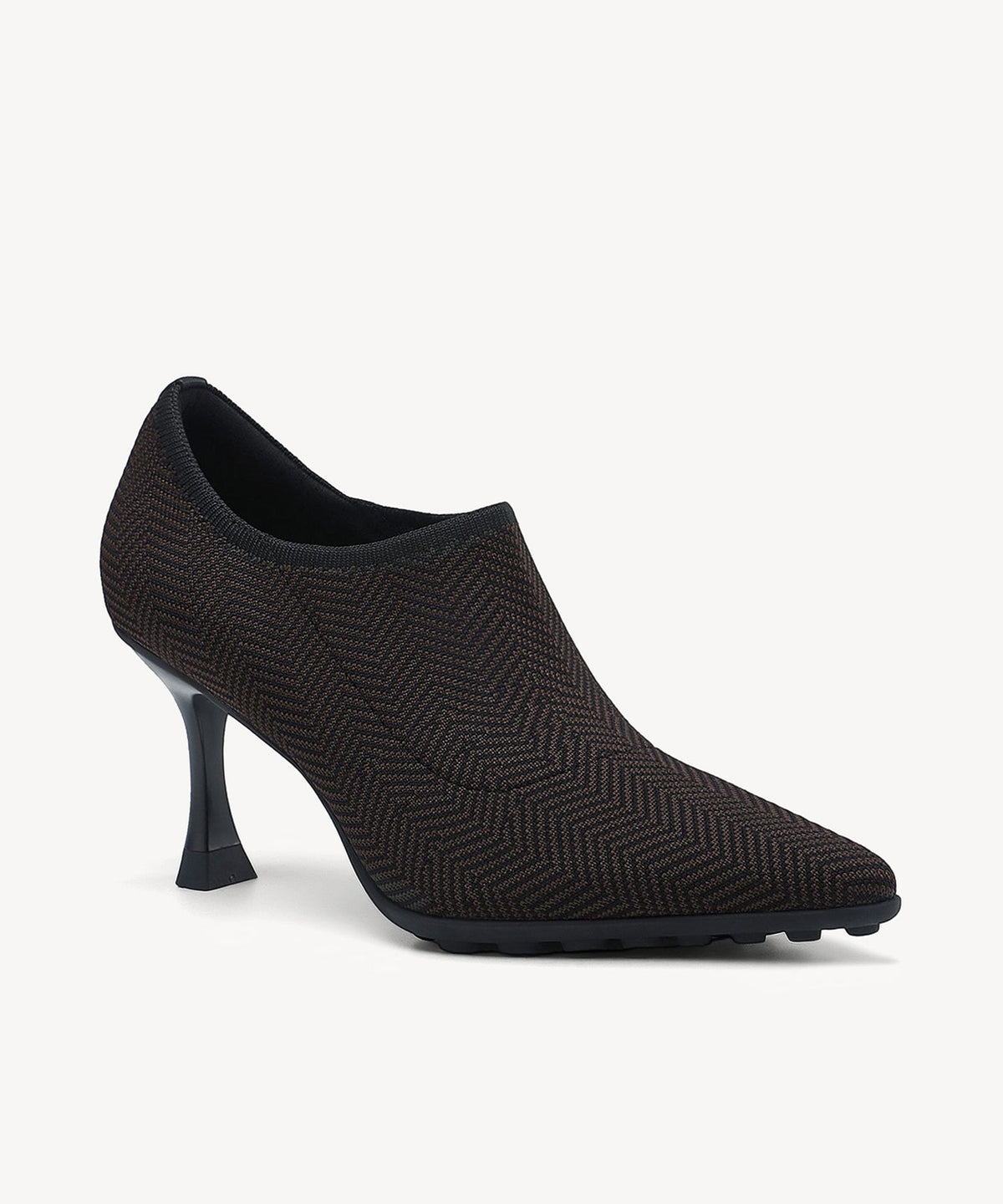 SoftBounce V-Knit Pointed Toe Stiletto Bootie