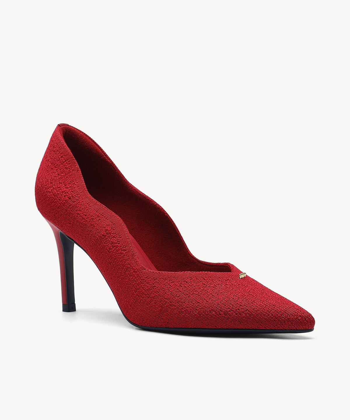 Flora V-Flow Pointed Toe Stiletto Heeled Pump