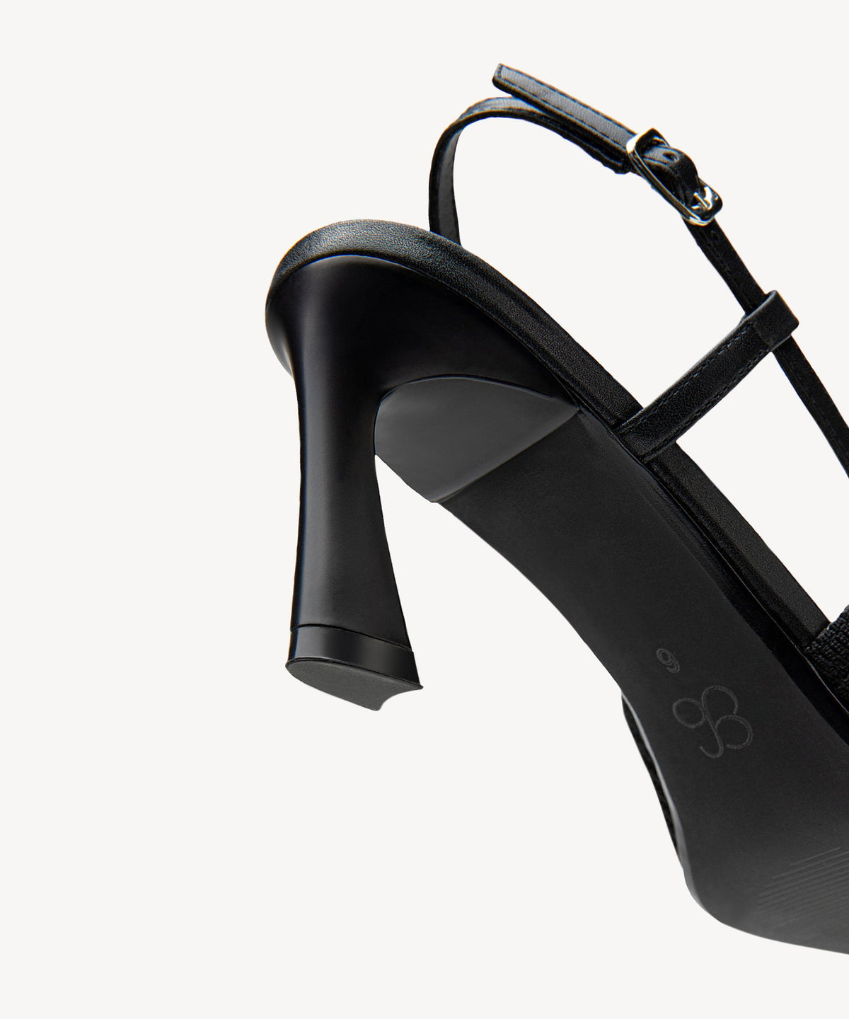 Minimalist Weave Pointed Toe Heeled Slingback