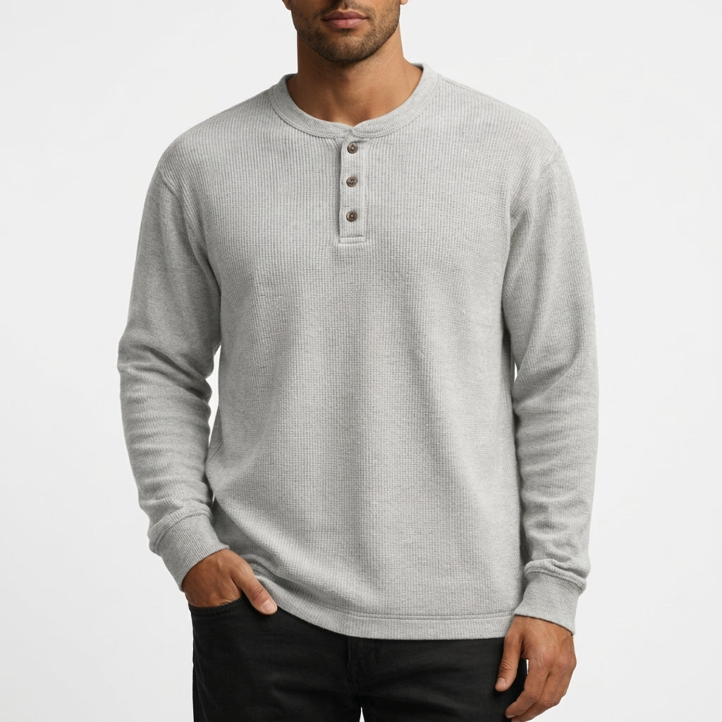 Acadia Waffle Henley