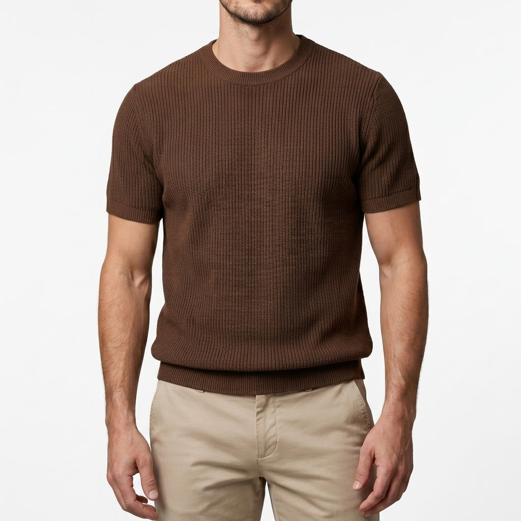 Ribbed Crewneck Shirt