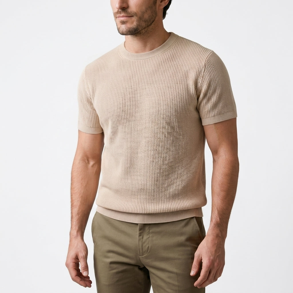 Ribbed Crewneck Shirt