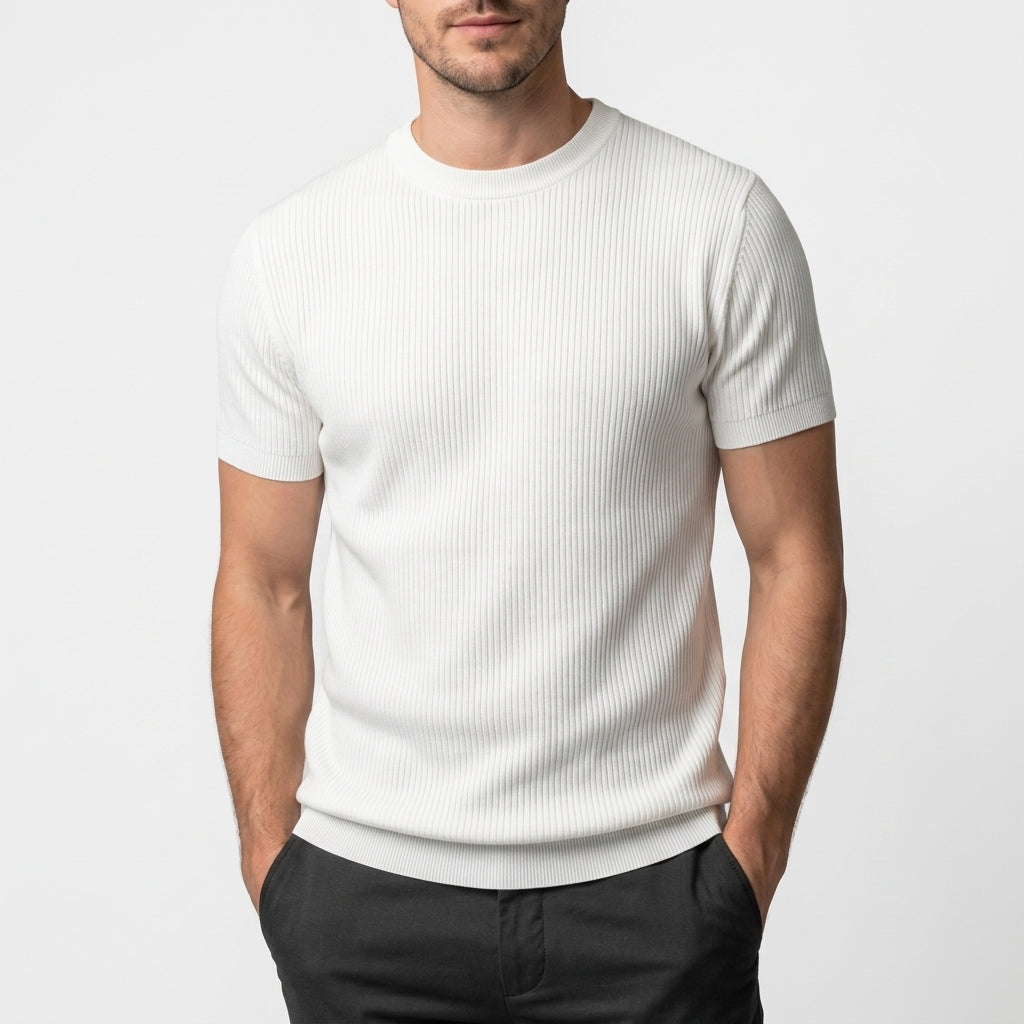 Ribbed Crewneck Shirt