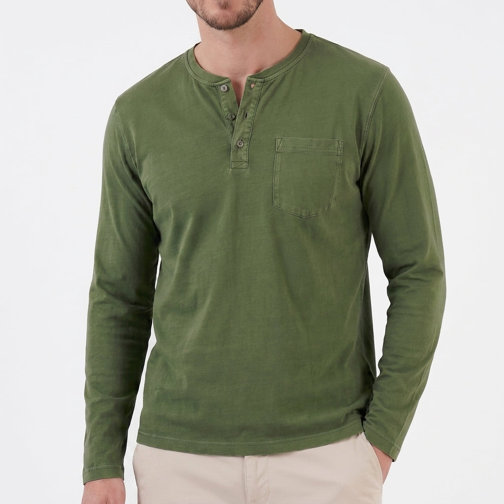 Henley Long Sleeve Shirt