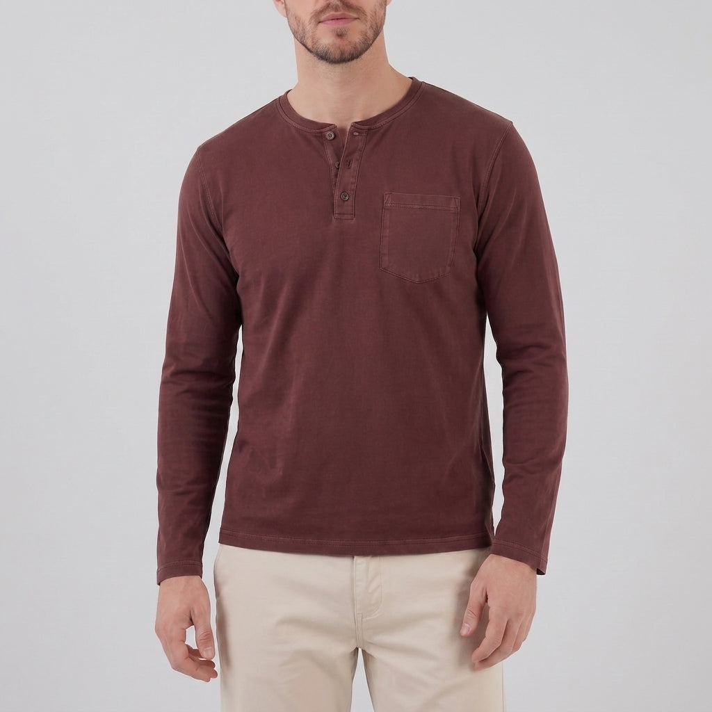 Henley Long Sleeve Shirt