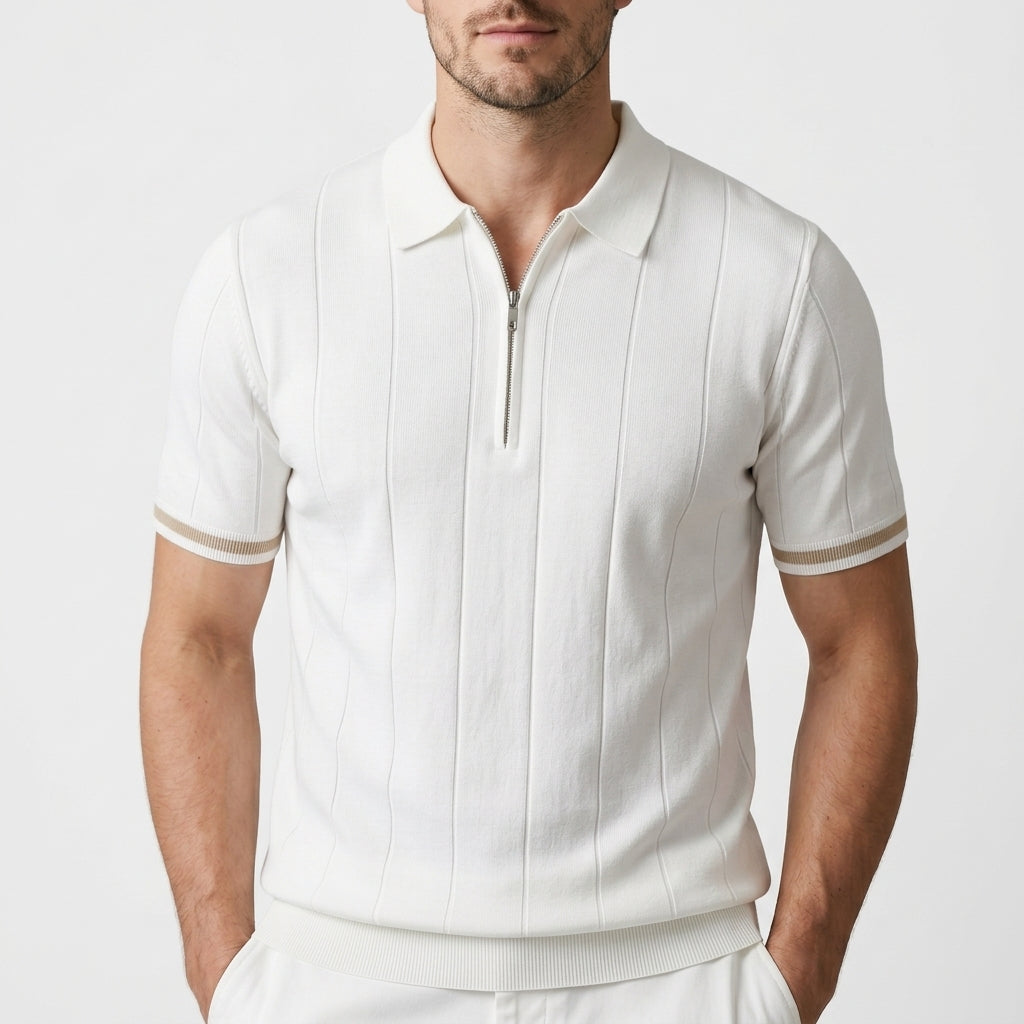 Carlton Zip-Neck Polo