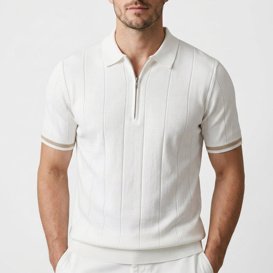 Carlton Zip-Neck Polo