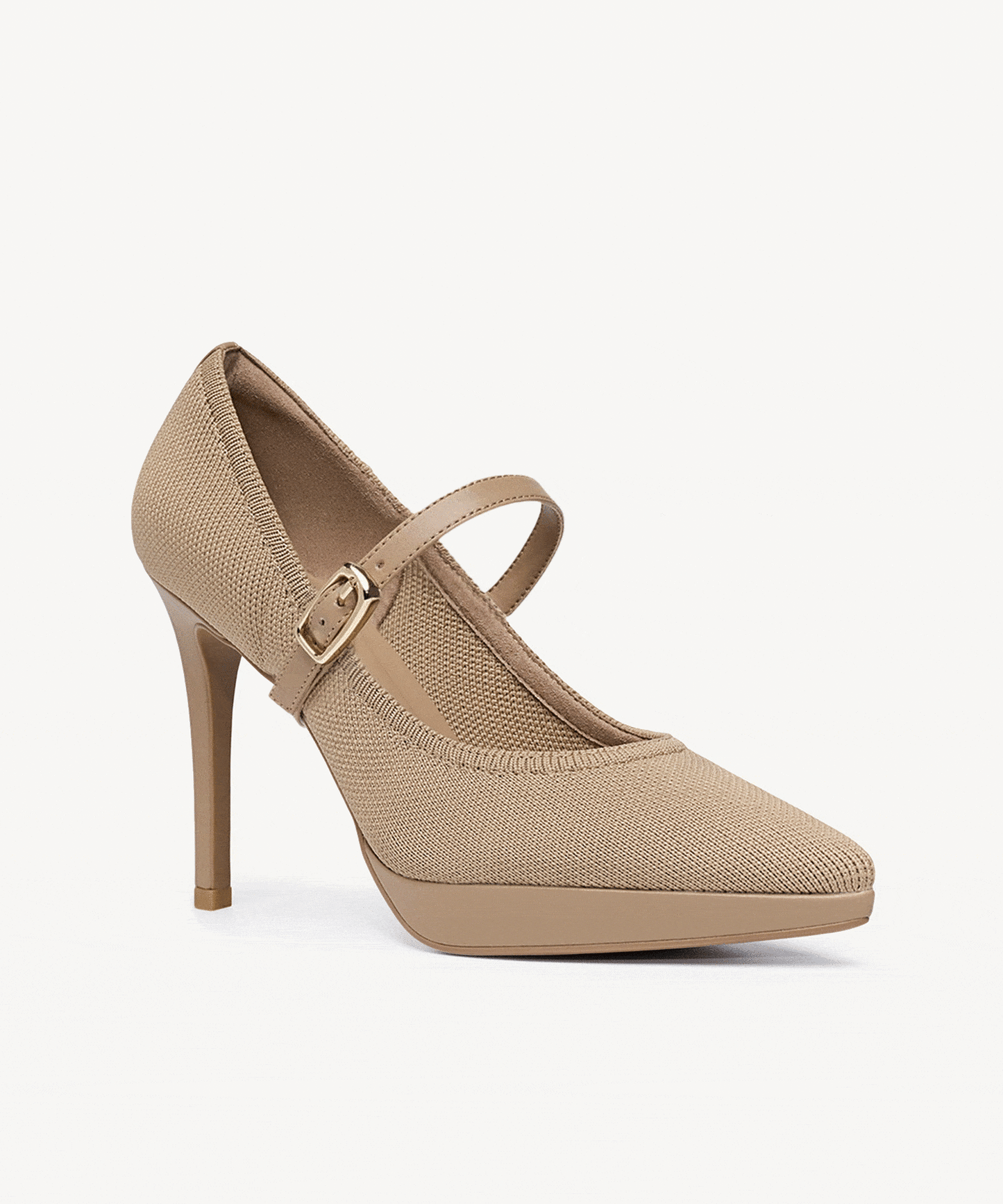 StyleFlex Pointed Toe Heeled Platform Pump