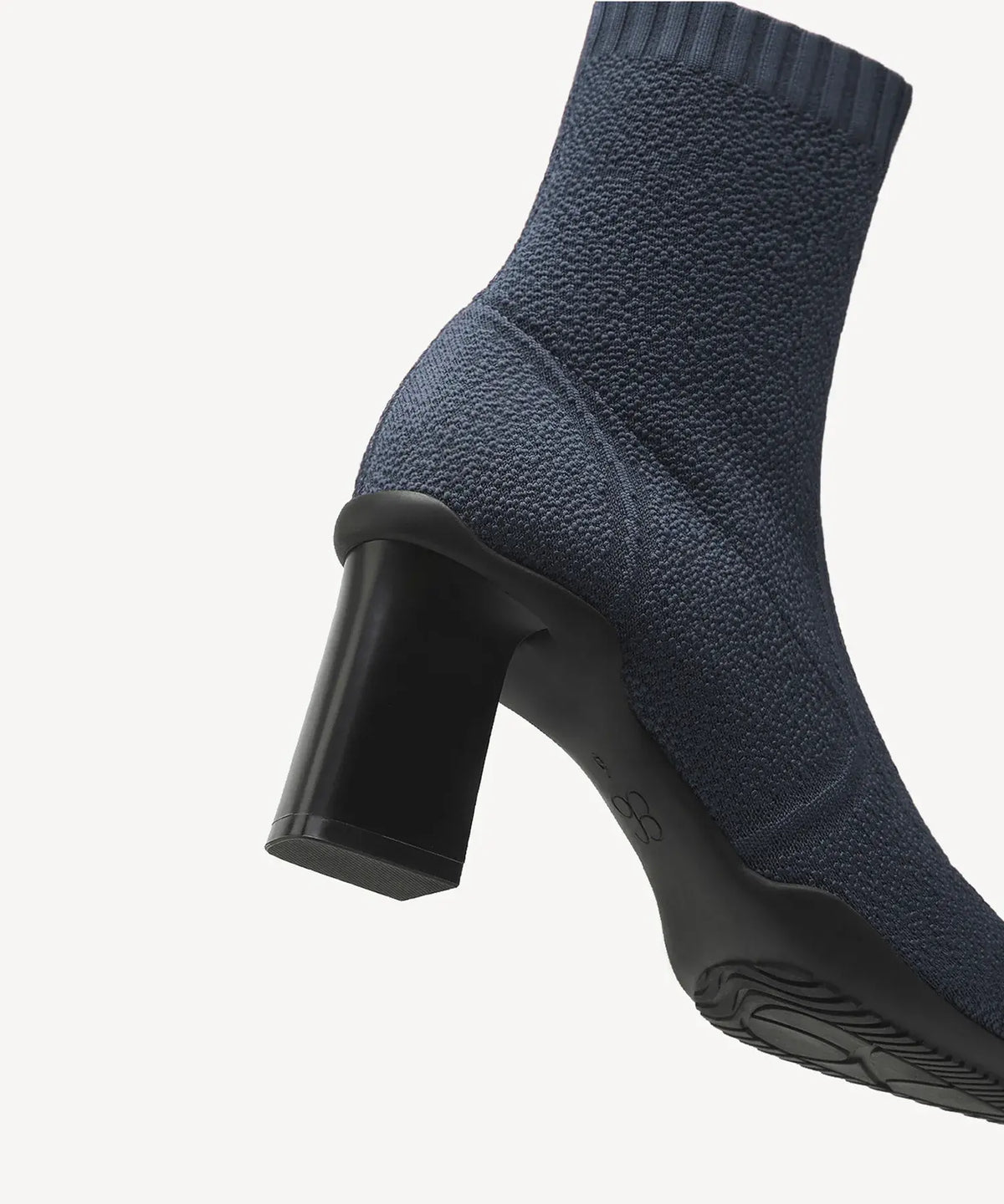 BelleVoyage Block Pointed Toe Sock Ankle Boot