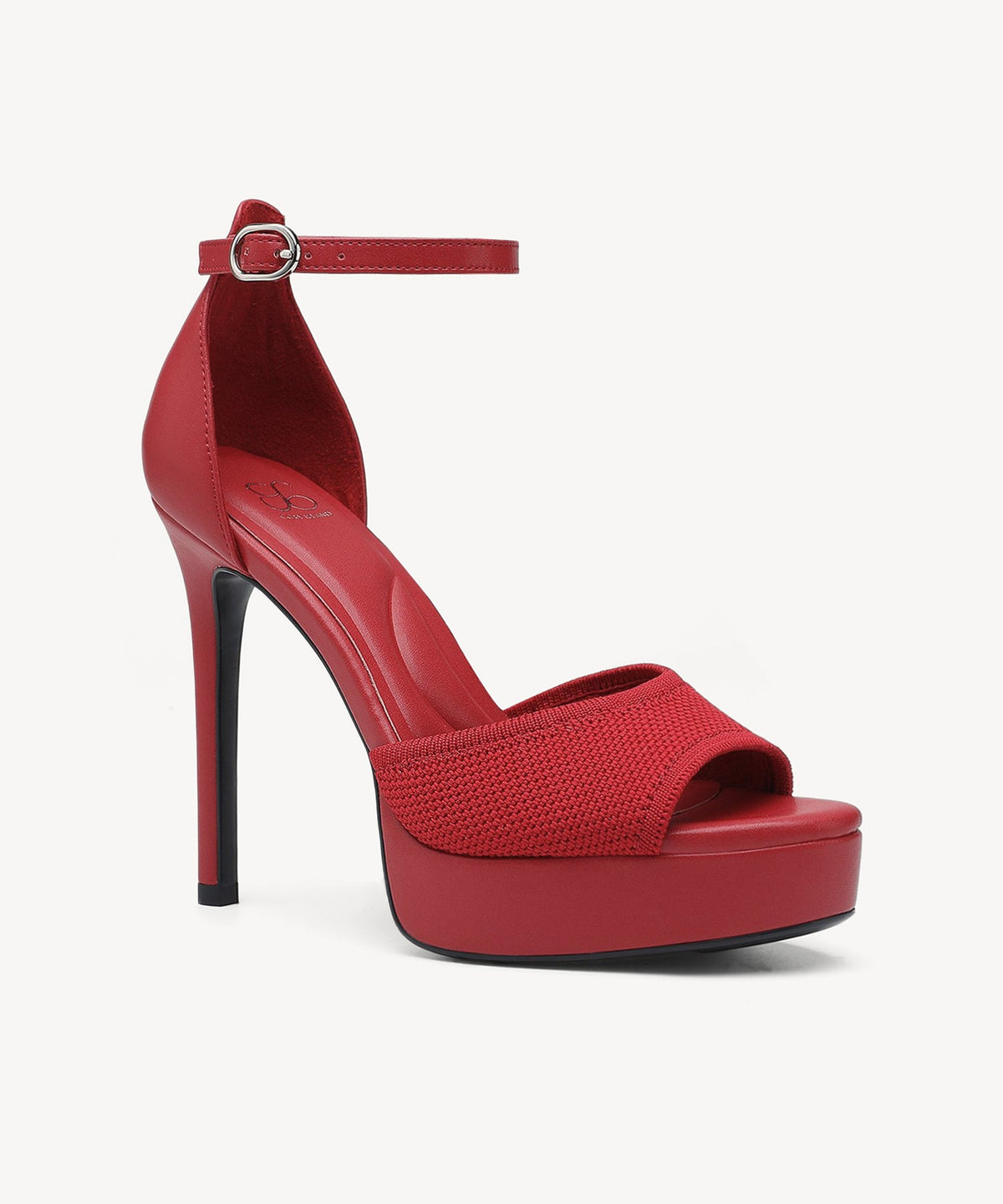 GlimmerRise Strapped Platform Heeled Sandal
