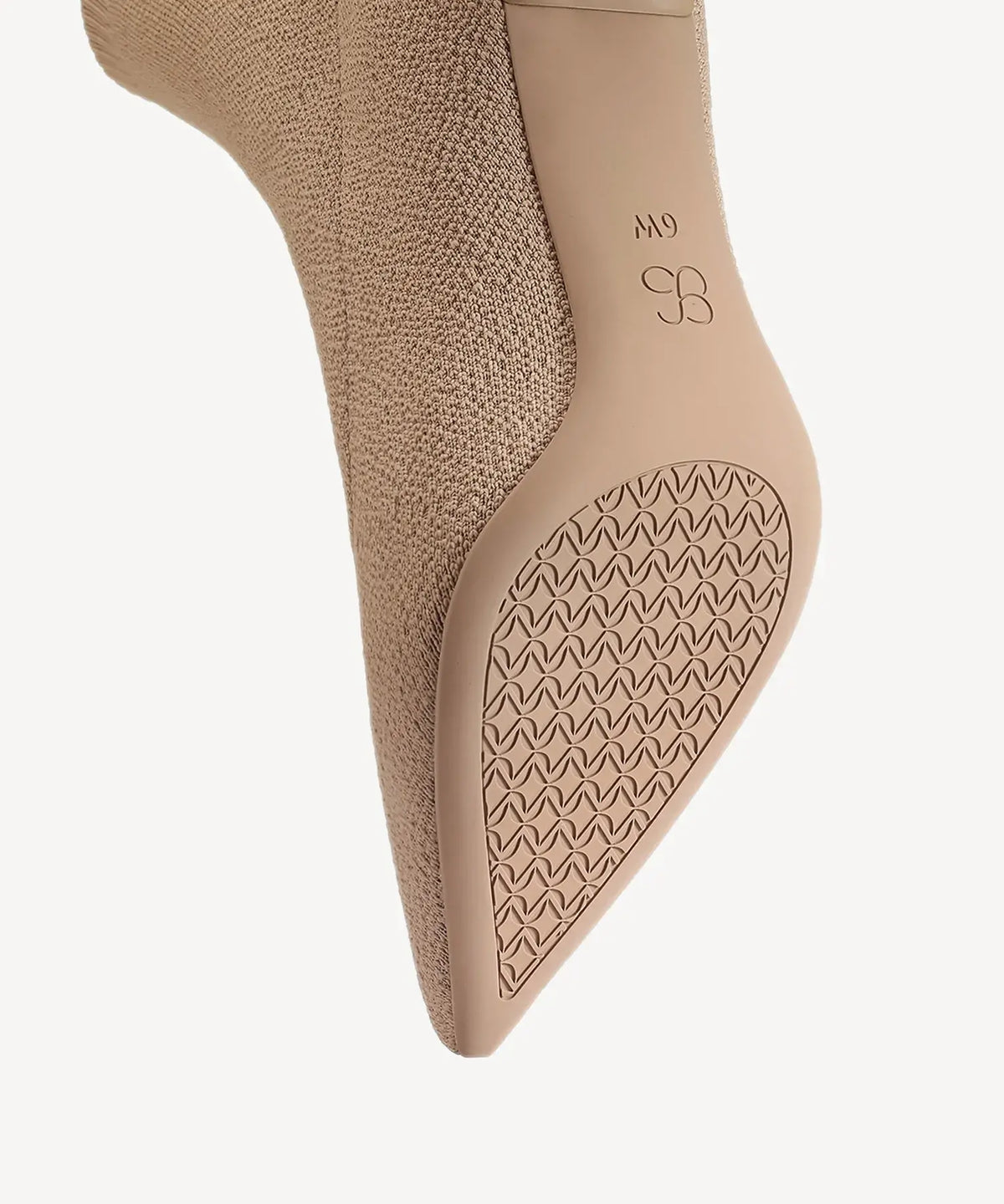 CloudMile Minimalist Pointed Toe Sock Ankle Boot - 2X Wide