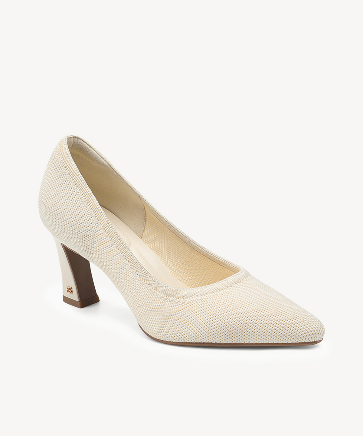 SerenTouch Pointed Toe Heeled Pump