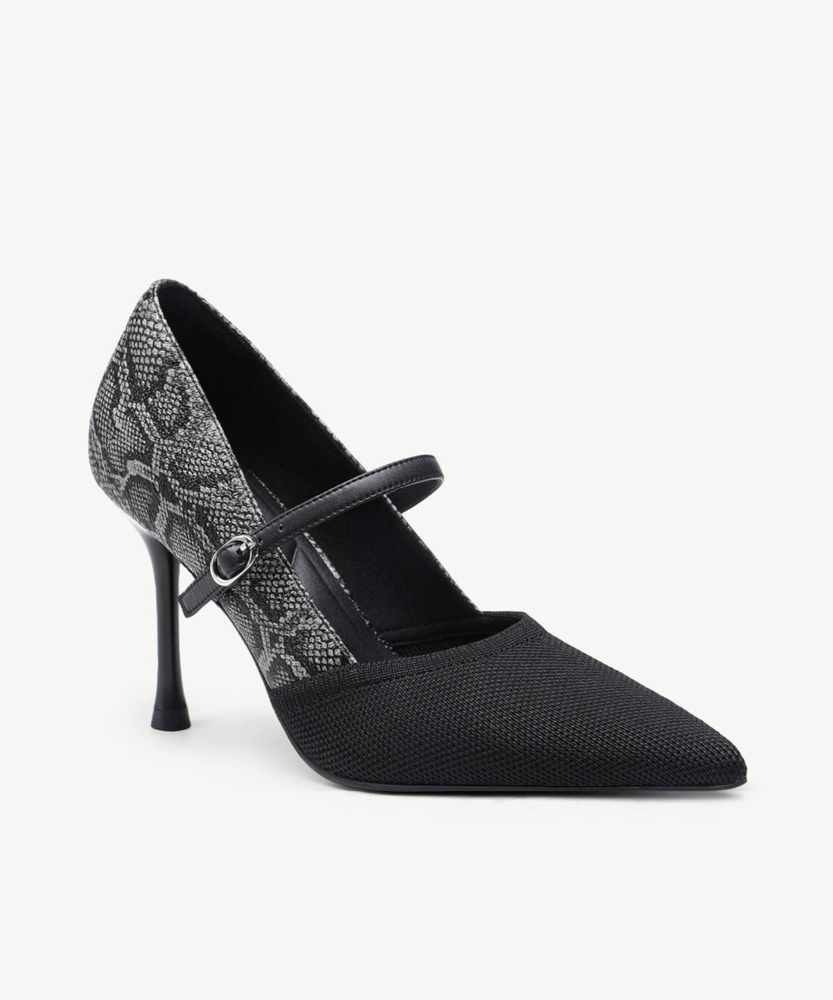 Bicolor Grace Pointed Toe Heeled Pump