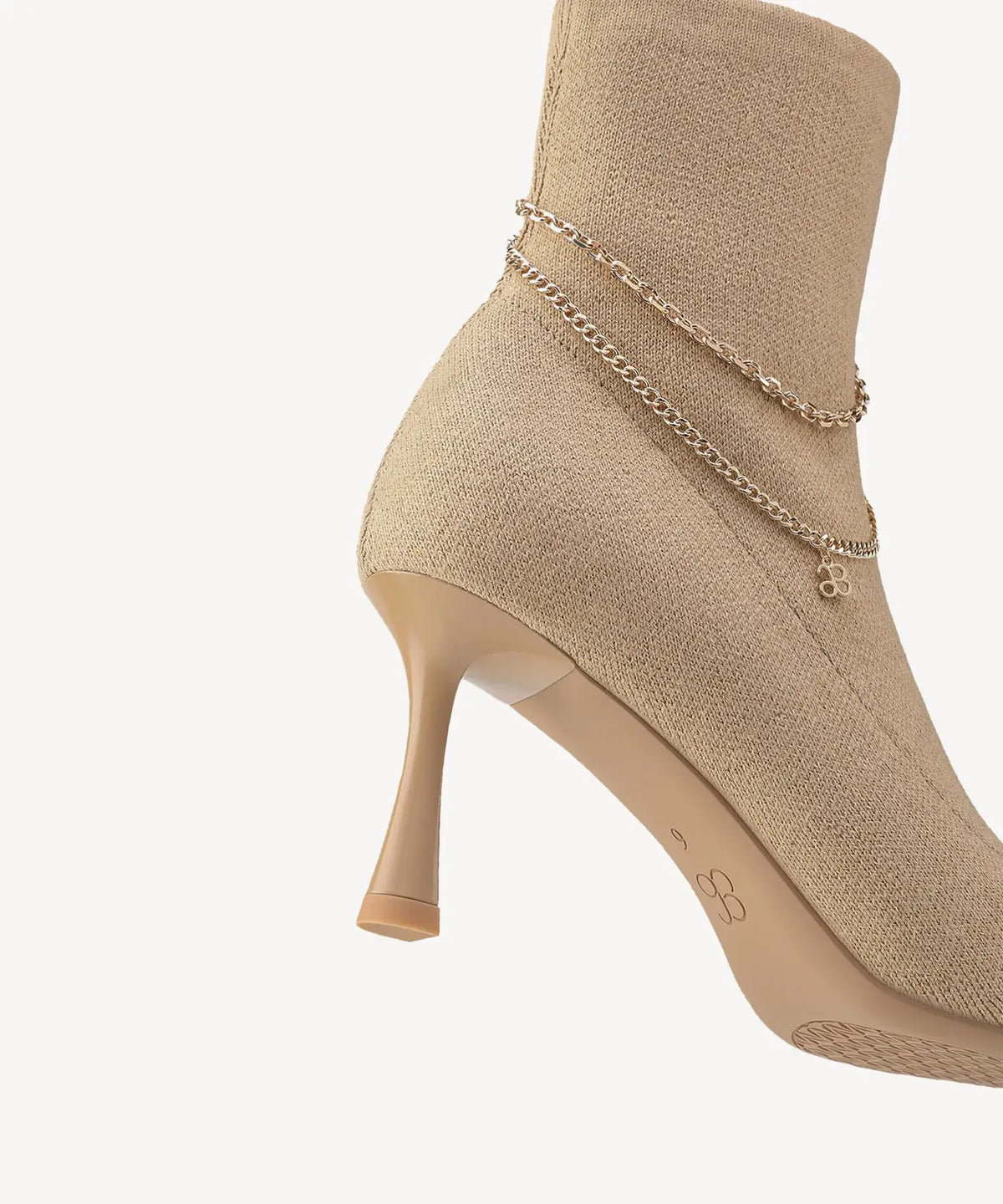 Trendy Chain Luxe Pointed Toe Ankle Boot