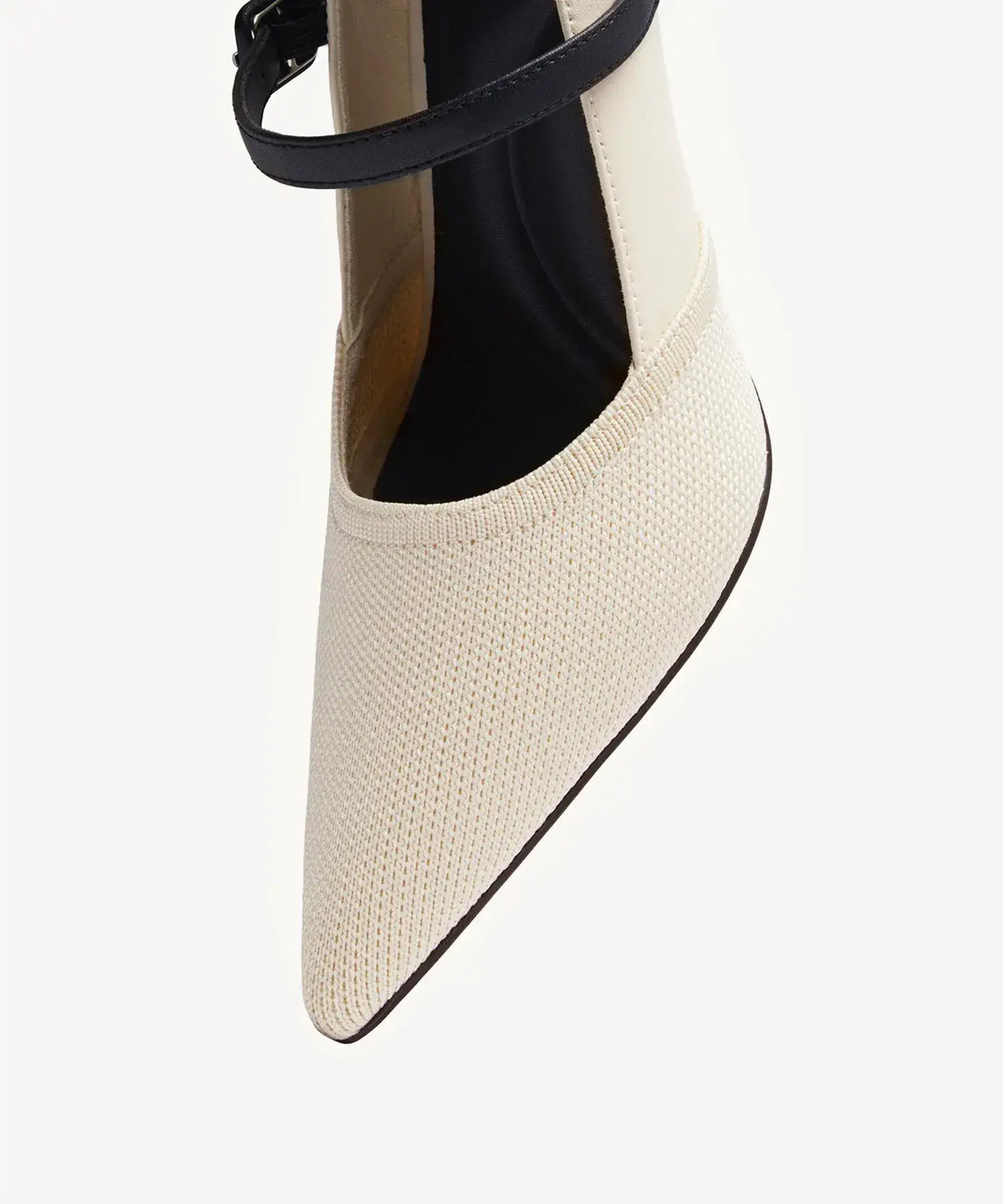 Bicolor Grace Pointed Toe Heeled Pump
