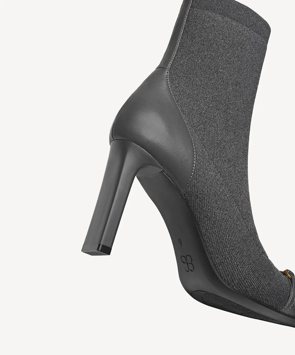 LuxeBit Pointed Toe Heeled Ankle Boot