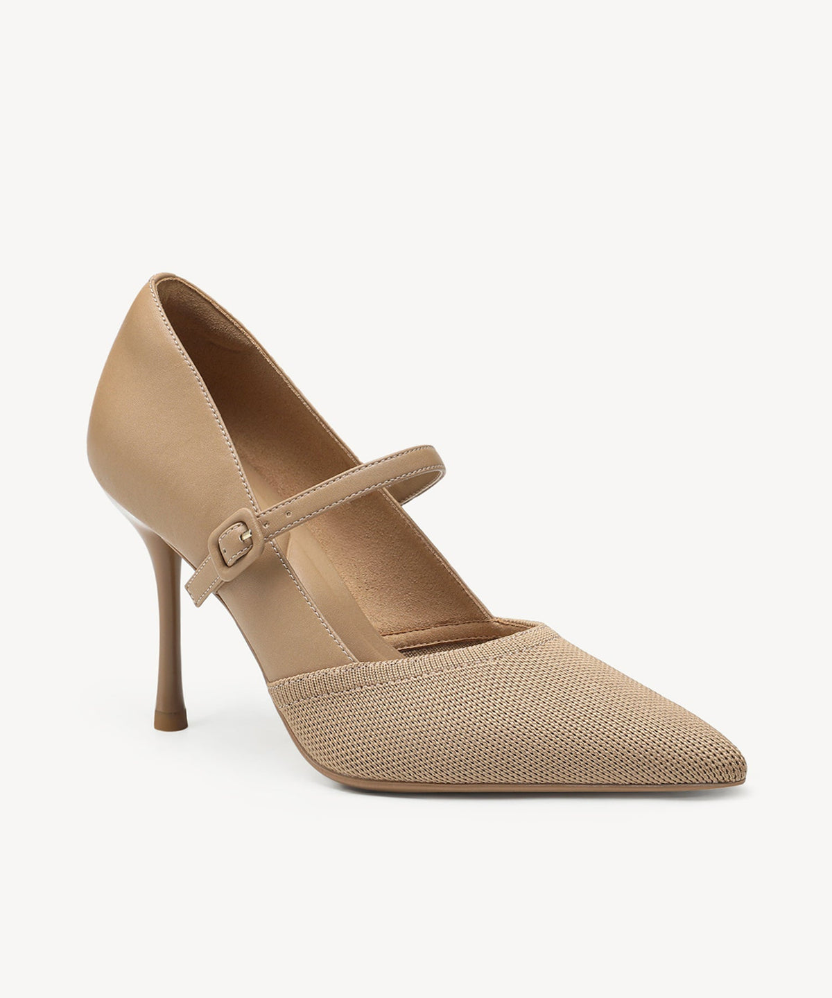 Bicolor Grace Pointed Toe Heeled Pump