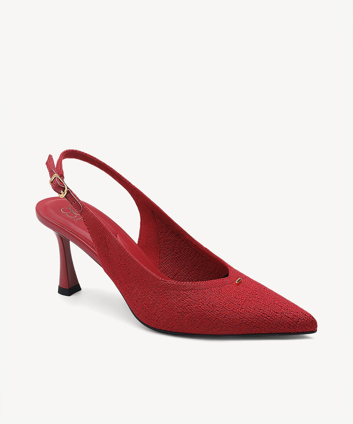 Contour V-Luxe Pointed Toe Heeled Slingback