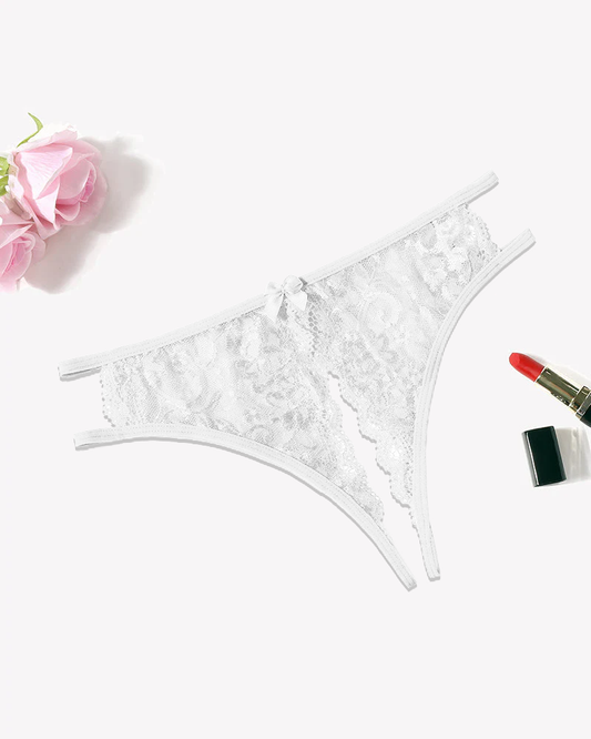 Braguitas de Encaje Floral con Lazo, Sueltas o en Pack