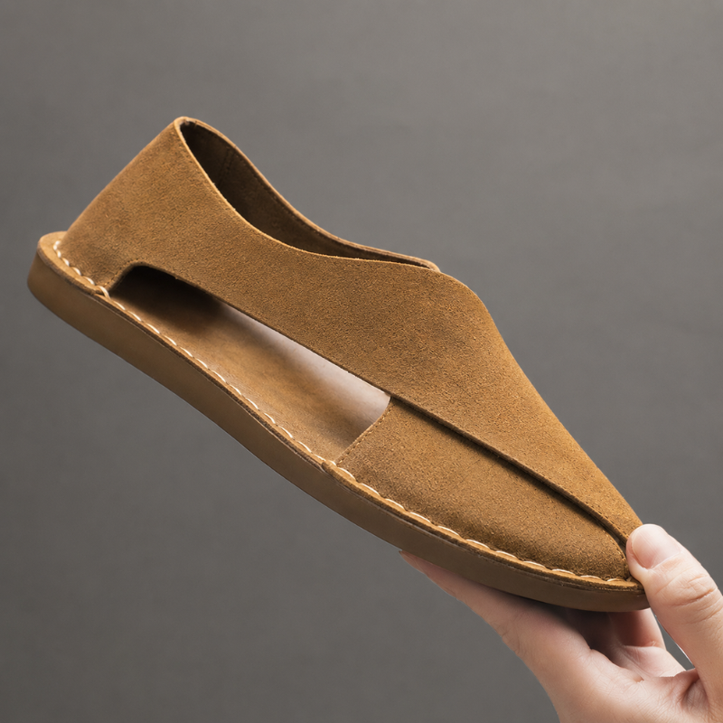 Pelle Italiana Suede Sandals