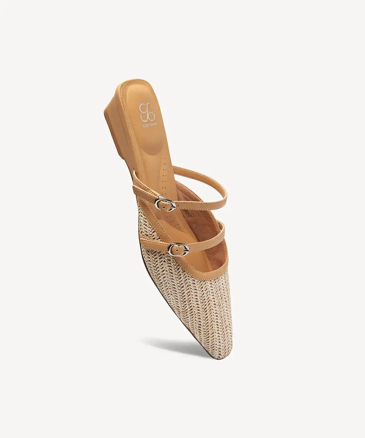 SunCoast Tapered Square Toe Flat Mule