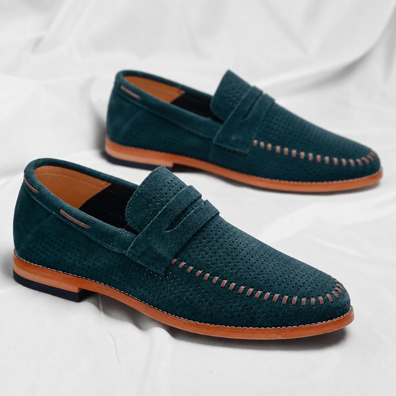 Firenze Suede Penny Loafers