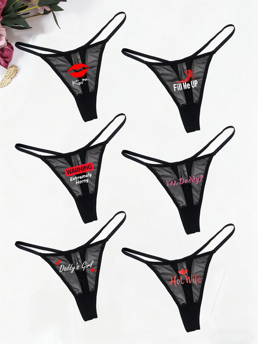 Tangas de Malla de Tiro Bajo, Packs de 2, 3 y 6