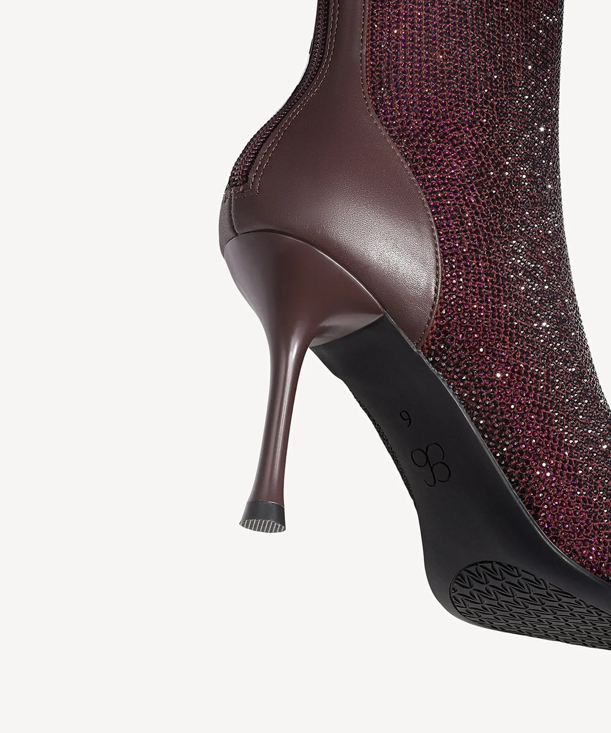 Starlight Pointed Toe Heeled Ankle Boot