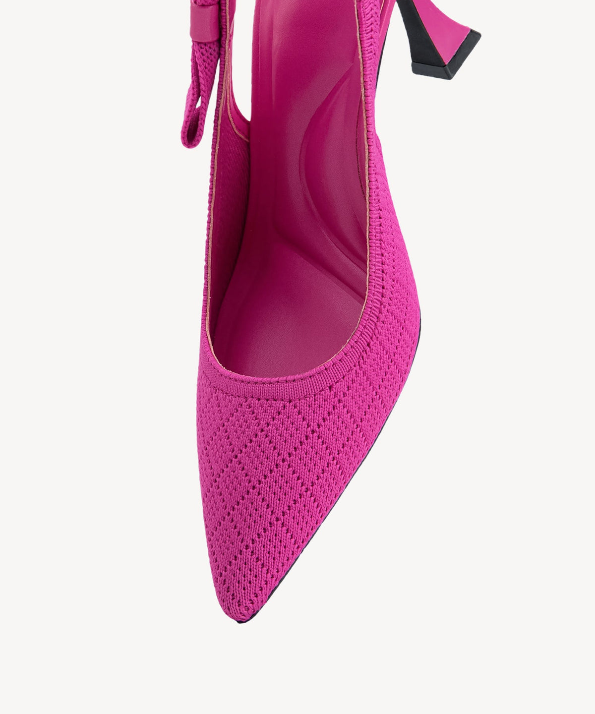 EverLush Bowknot Pointed Toe Heeled Slingback