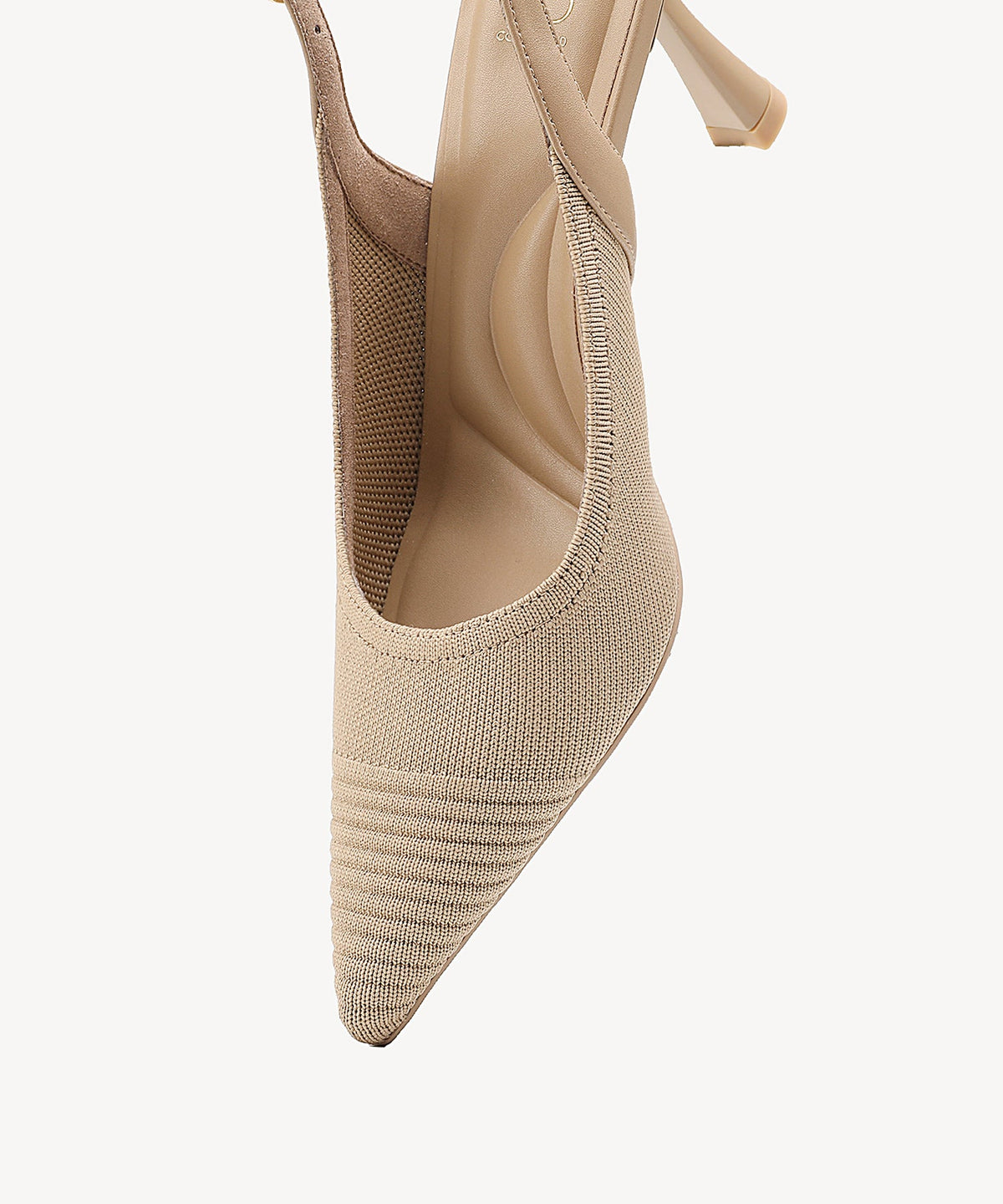 Elegant Ligne Pointed Toe Heeled Slingback