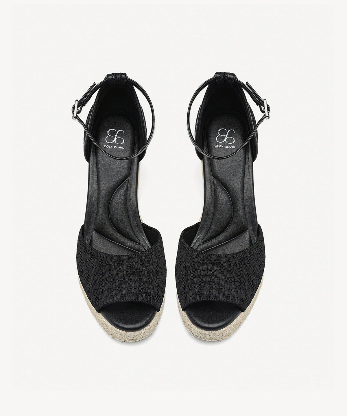 Commute Espadrilles Round Toe Wedge Sandal