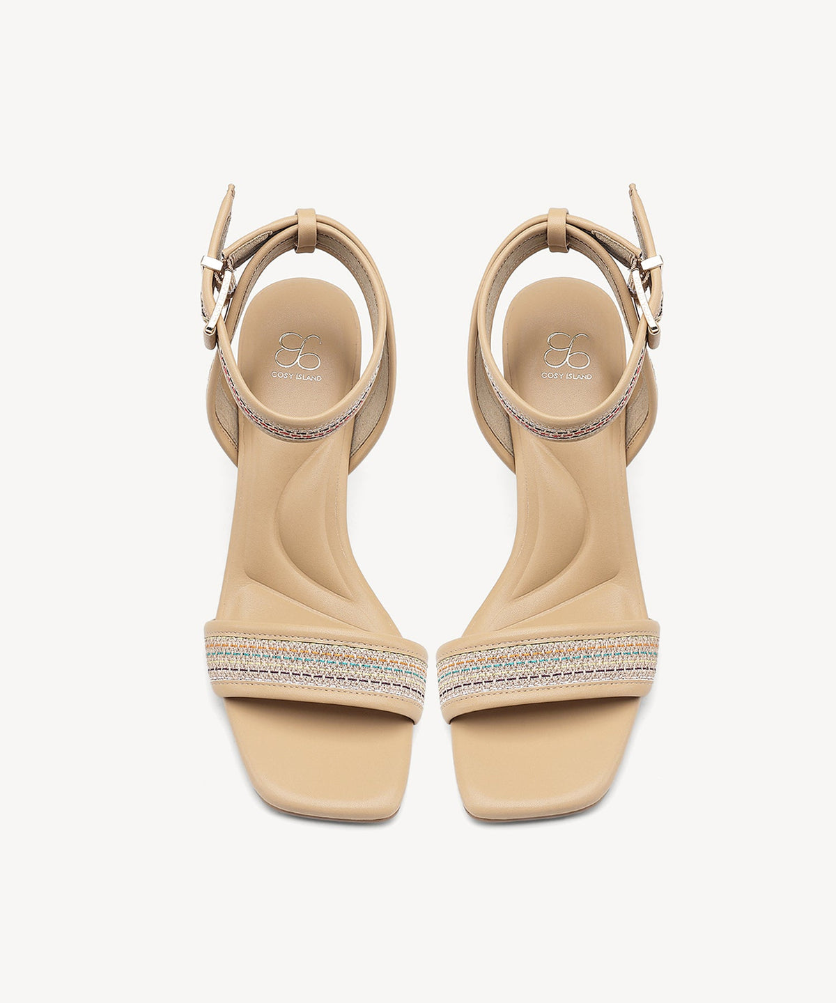 ComfyStrap Ankle Heeled Sandal