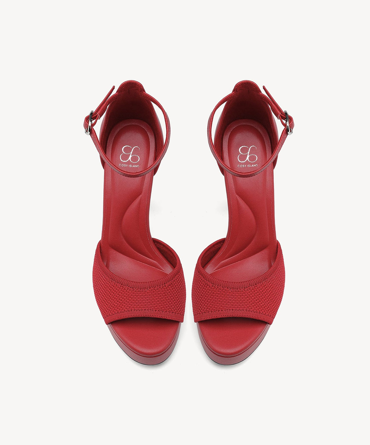 GlimmerRise Strapped Platform Heeled Sandal