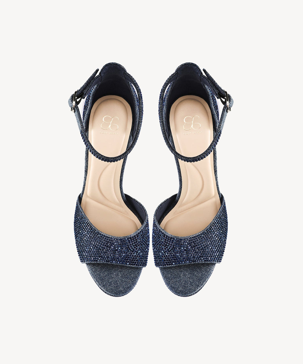 GlimmerRise Strapped Platform Heeled Sandal