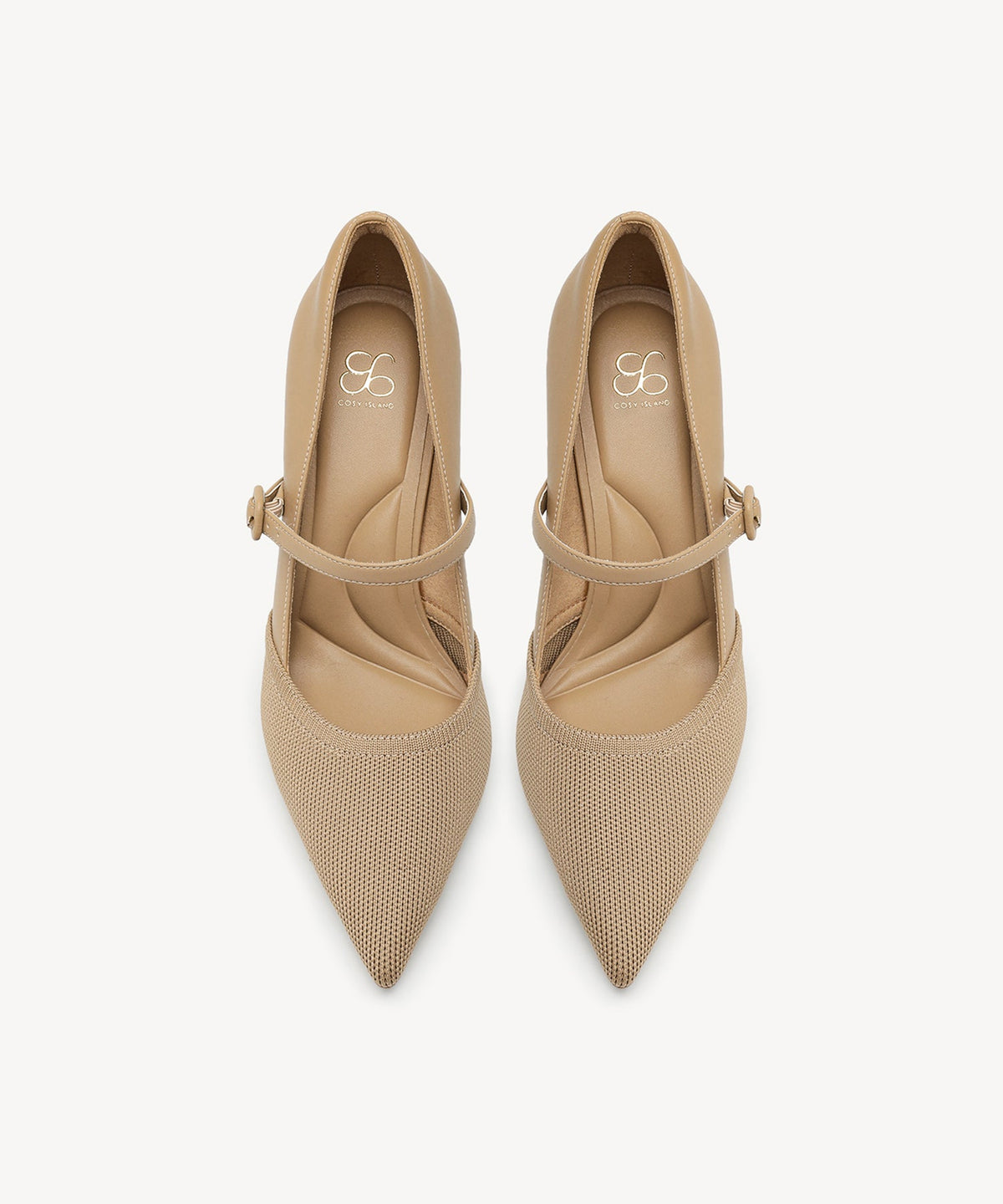 Bicolor Grace Pointed Toe Heeled Pump