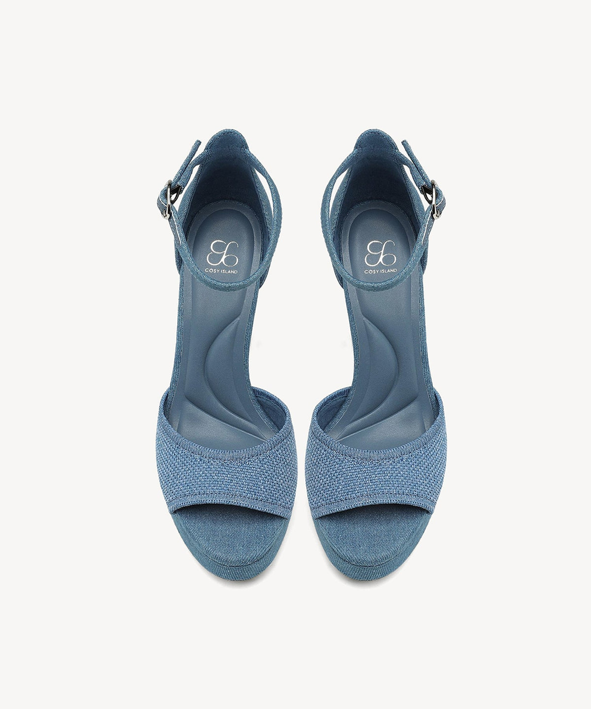 GlimmerRise Strapped Platform Heeled Sandal