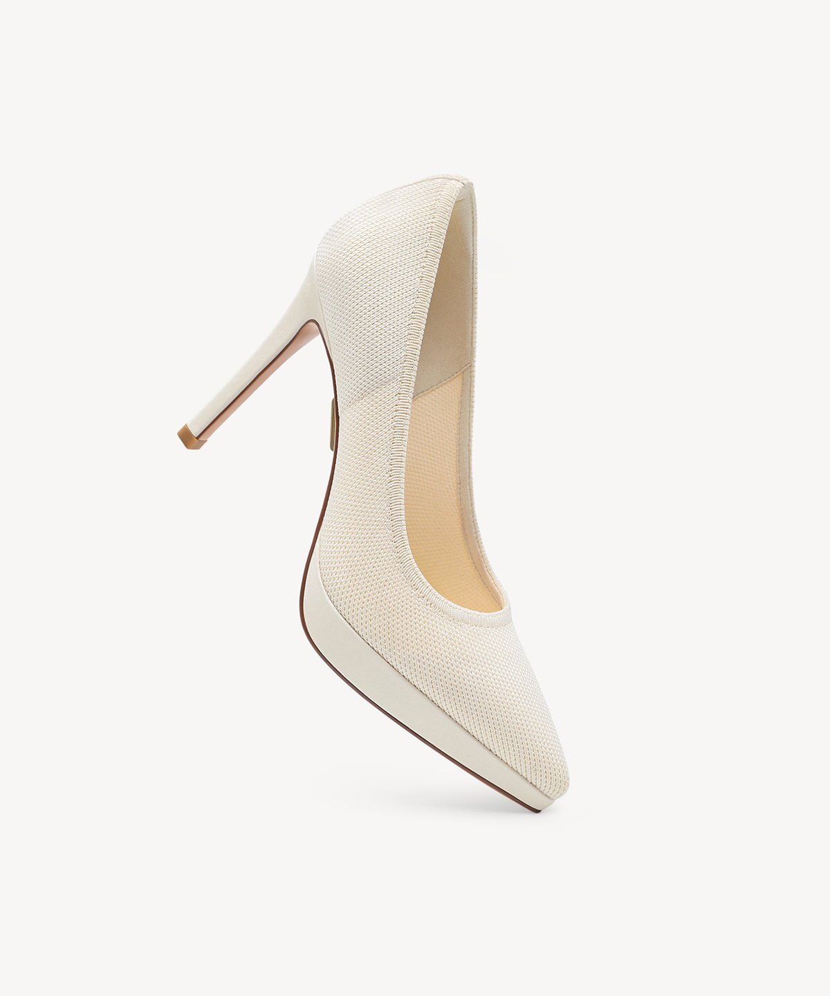 StyleFlex Pointed Toe Heeled Platform Pump