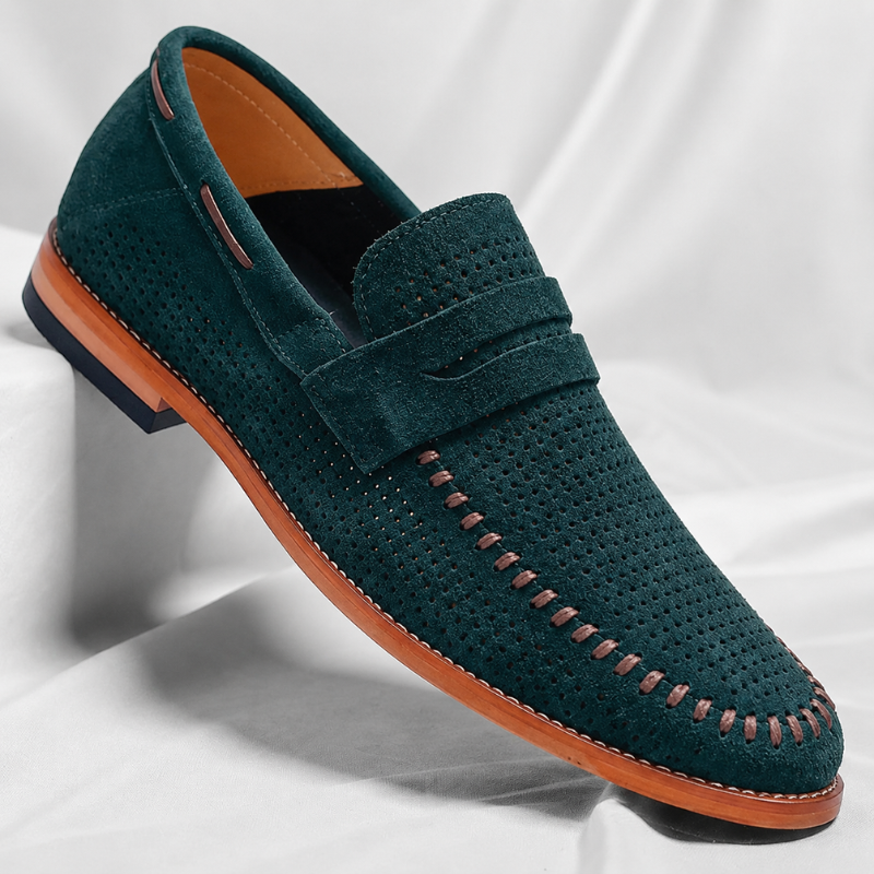 Firenze Suede Penny Loafers