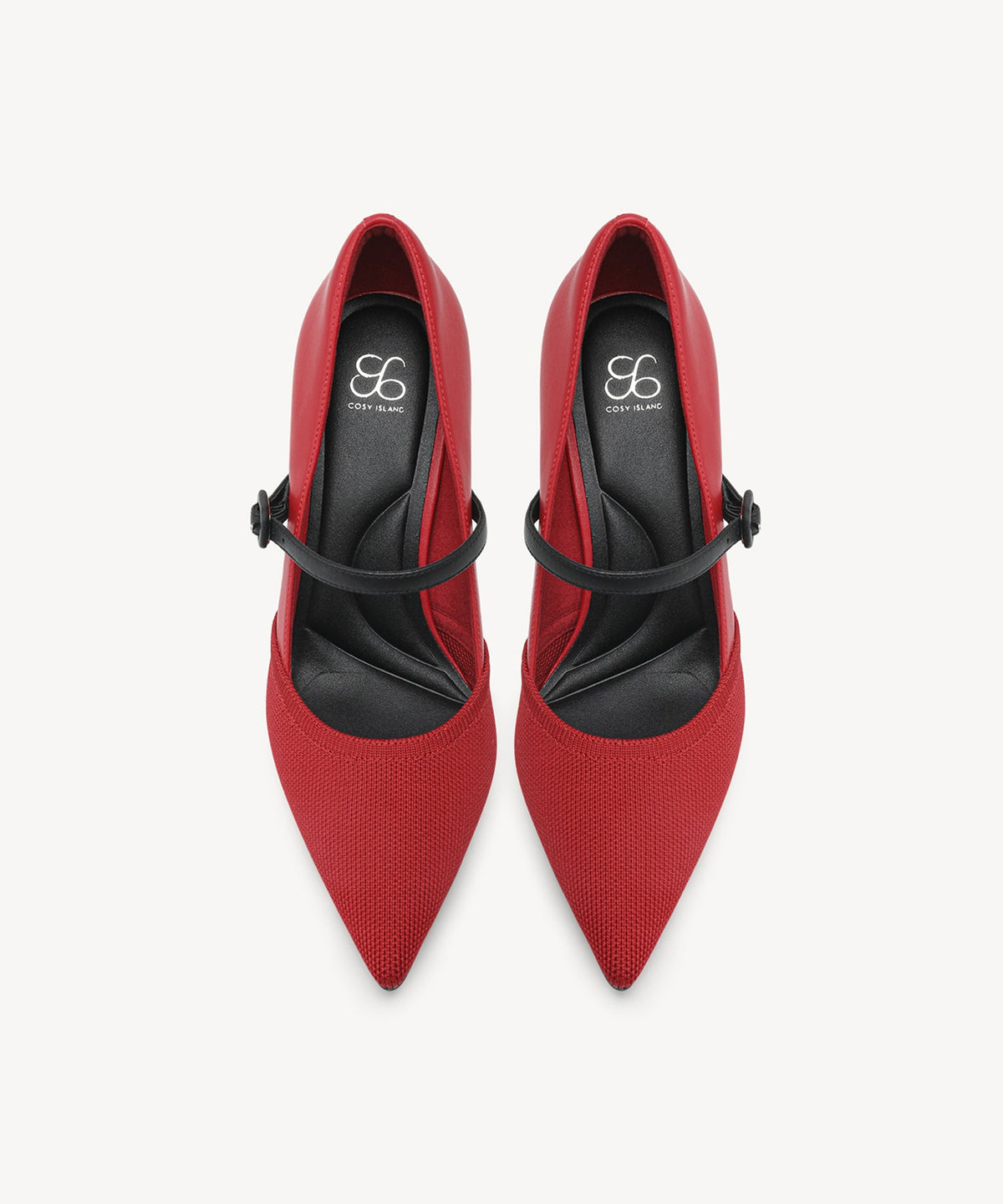 Bicolor Grace Pointed Toe Heeled Pump
