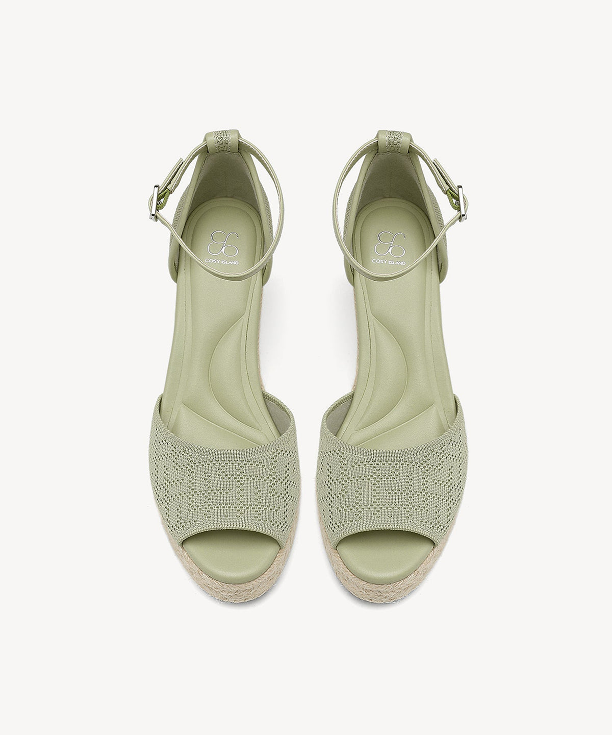 Commute Espadrilles Round Toe Wedge Sandal