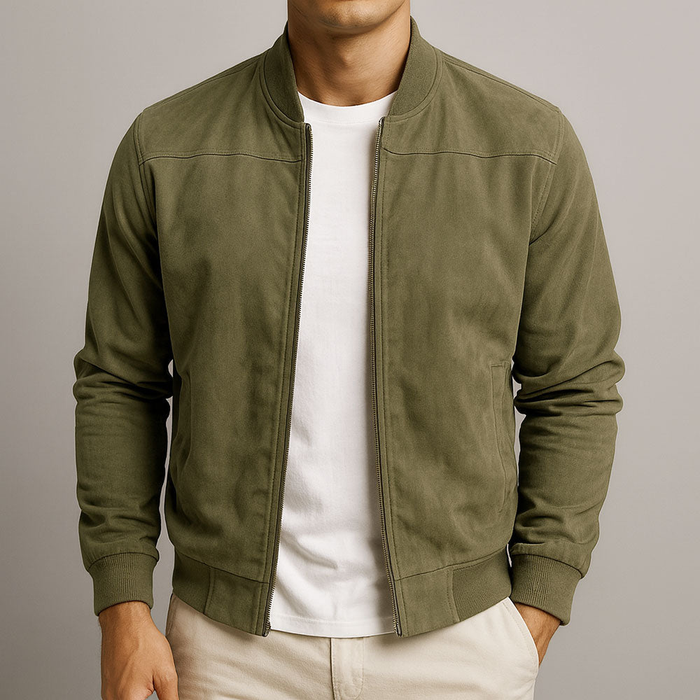 Mario | Chaqueta Efecto Ante