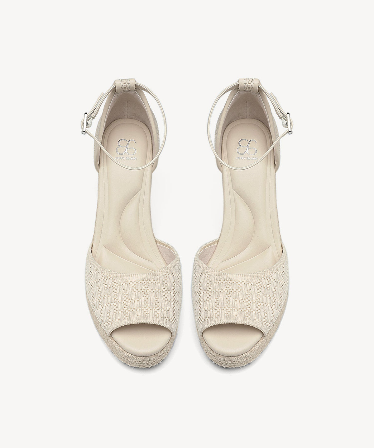 Commute Espadrilles Round Toe Wedge Sandal