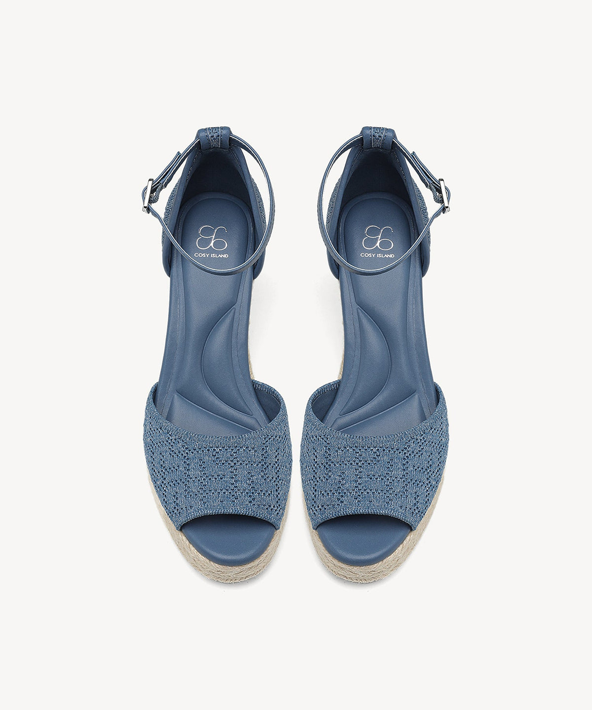 Commute Espadrilles Round Toe Wedge Sandal