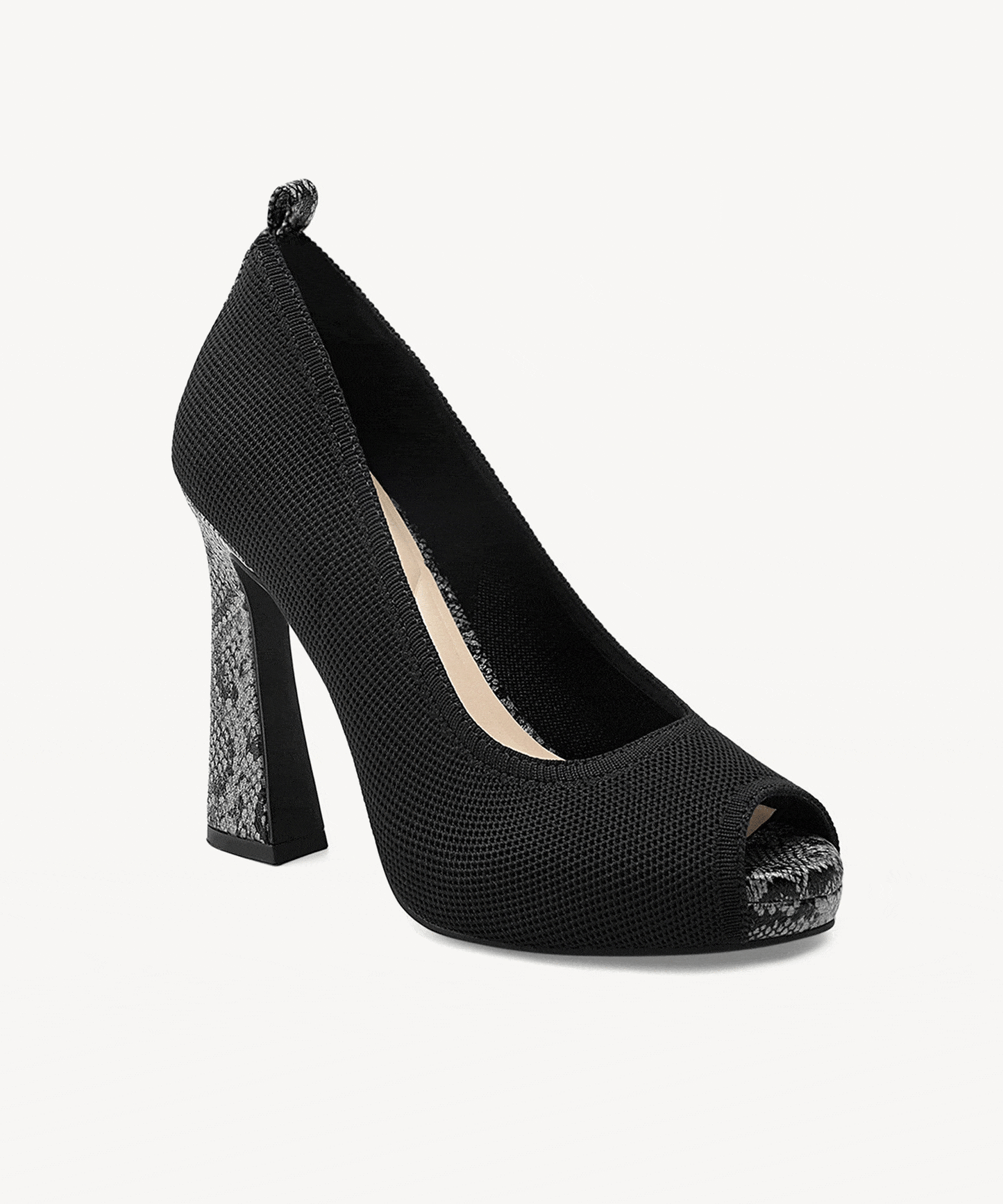 PowerWalk Peep-toe Heeled Pump