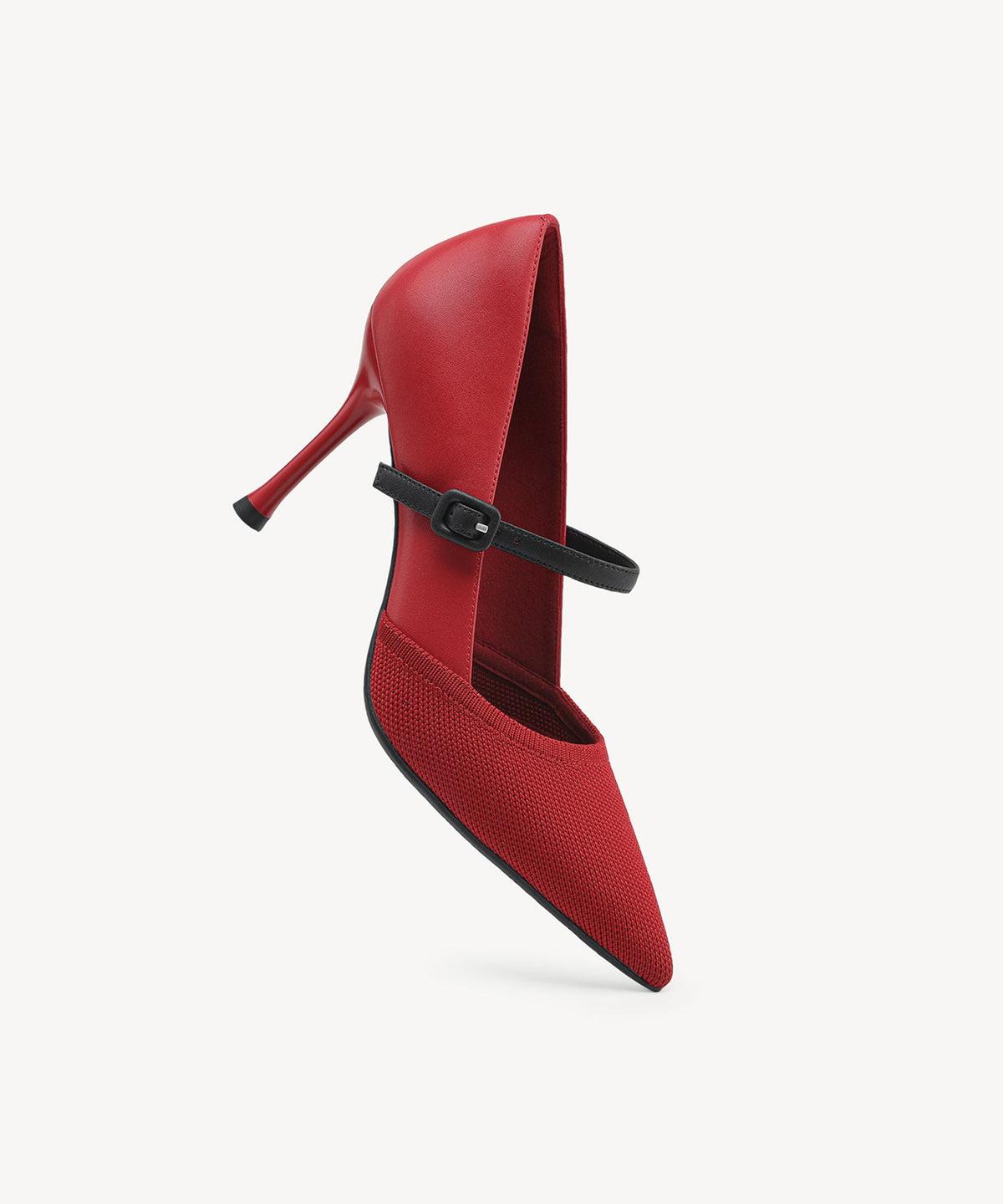 Bicolor Grace Pointed Toe Heeled Pump