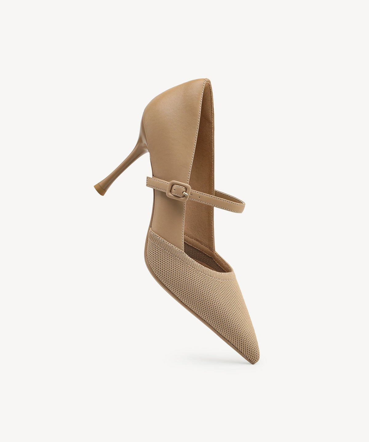 Bicolor Grace Pointed Toe Heeled Pump