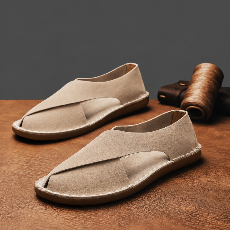 Pelle Italiana Suede Sandals