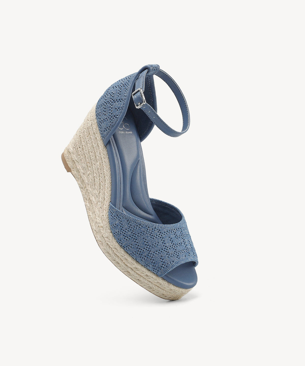 Commute Espadrilles Round Toe Wedge Sandal